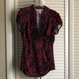 Cute Short Sleeve Semi Formal Shirt